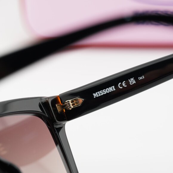 Missoni MIS 0132/S 0807 HA Square Sunglasses - Black/Brown main image 4